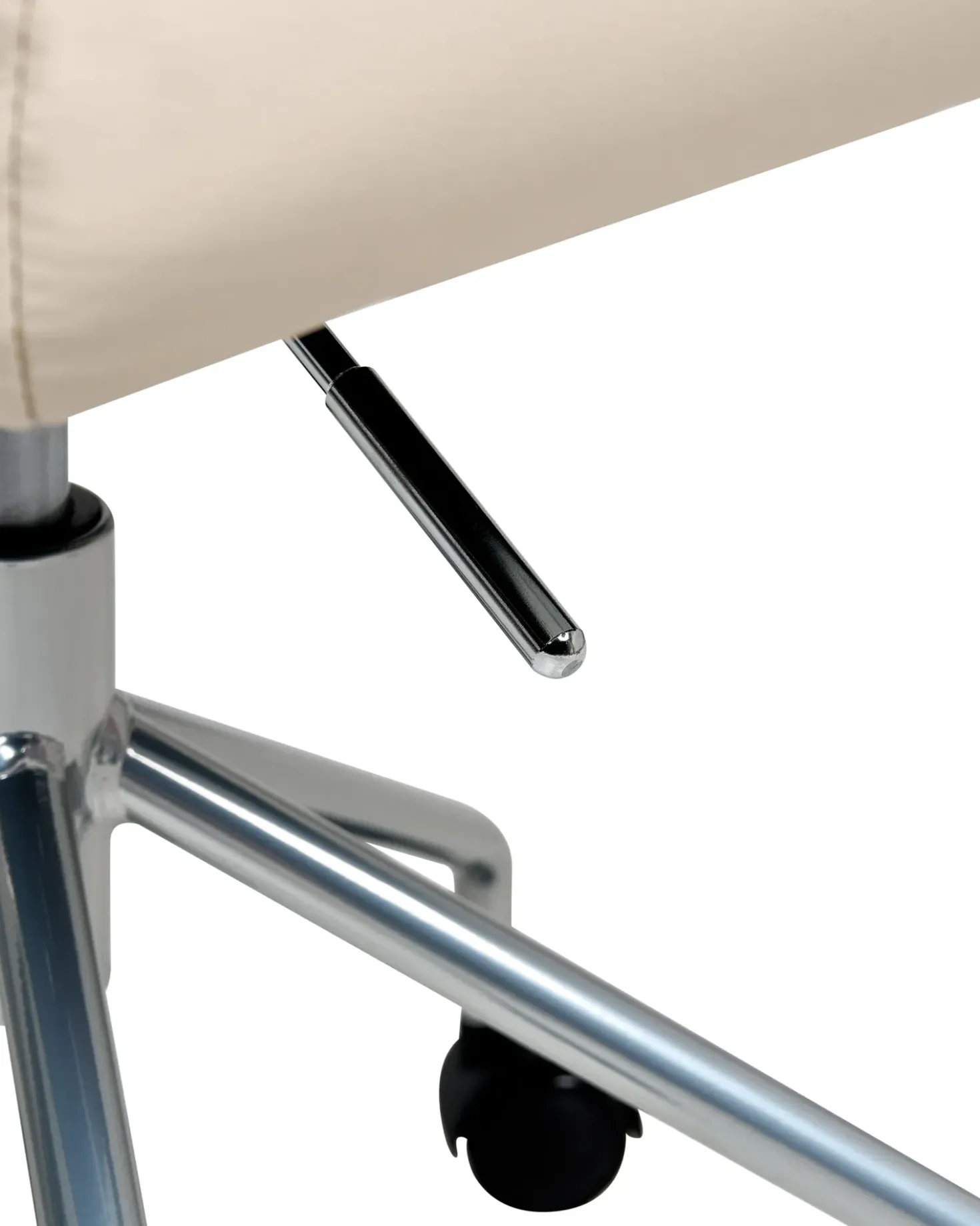 Sedia da scrivania CANDOR Pelle sintetica Bianco sporco