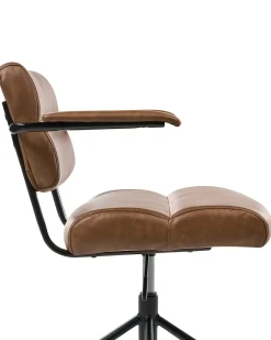 Sedia da scrivania CANDOR Pelle sintetica Marrone