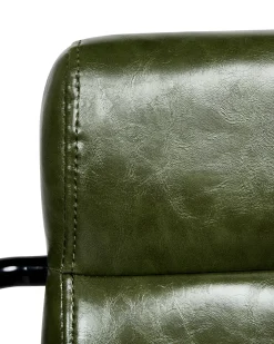 Sedia da scrivania CANDOR Pelle sintetica Verde scuro