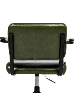Sedia da scrivania CANDOR Pelle sintetica Verde scuro