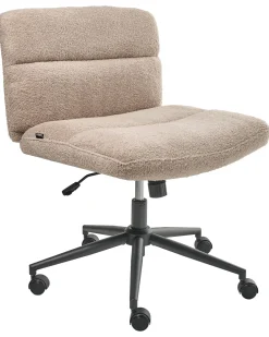 Sedia da scrivania CATLIN Bouclé Beige