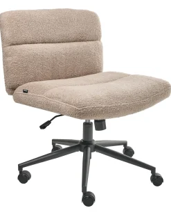 Sedia da scrivania CATLIN Bouclé Beige