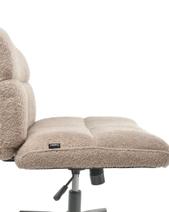 Sedia da scrivania CATLIN Bouclé Beige