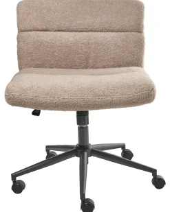 Sedia da scrivania CATLIN Bouclé Beige