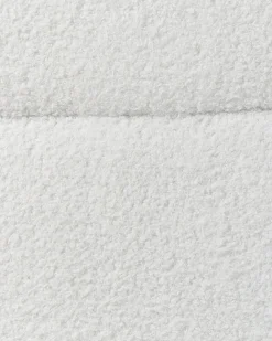 Sedia da scrivania CATLIN Bouclé Bianco