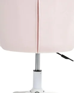 Sedia da scrivania CHEERFUL Velluto Rosa pastello