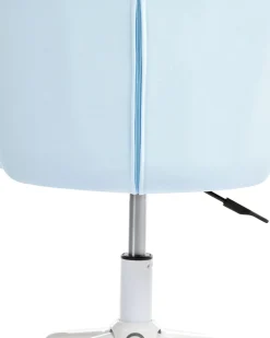 Sedia da scrivania CHEERFUL Velluto Azzurro