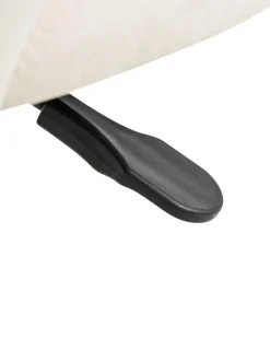 Sedia da scrivania CHEERFUL Velluto Bianco sporco