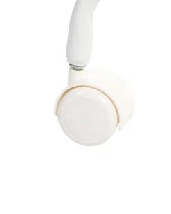 Sedia da scrivania CHEERFUL Velluto Bianco sporco