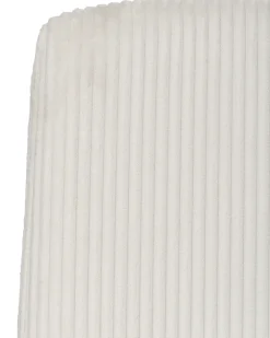 Sedia da scrivania GEDDES Velluto a coste Bianco