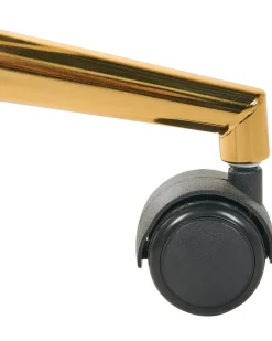 Sedia da scrivania GRANBY Bouclé Bianco sporco