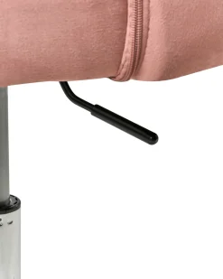 Sedia da scrivania KATONAH Velluto Rosa