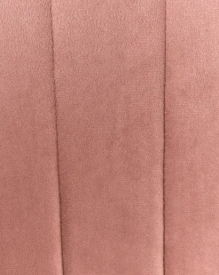 Sedia da scrivania KATONAH Velluto Rosa