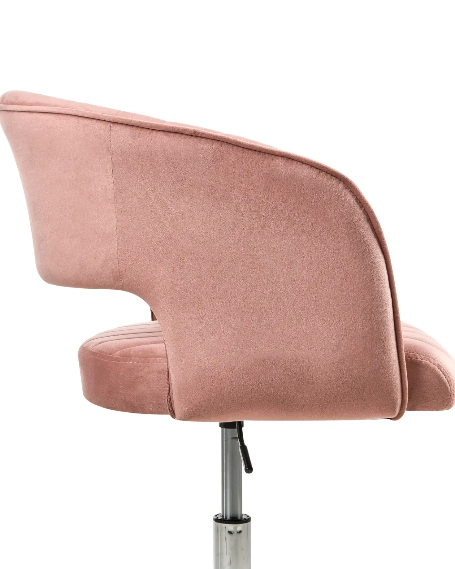 Sedia da scrivania KATONAH Velluto Rosa