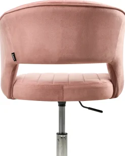 Sedia da scrivania KATONAH Velluto Rosa