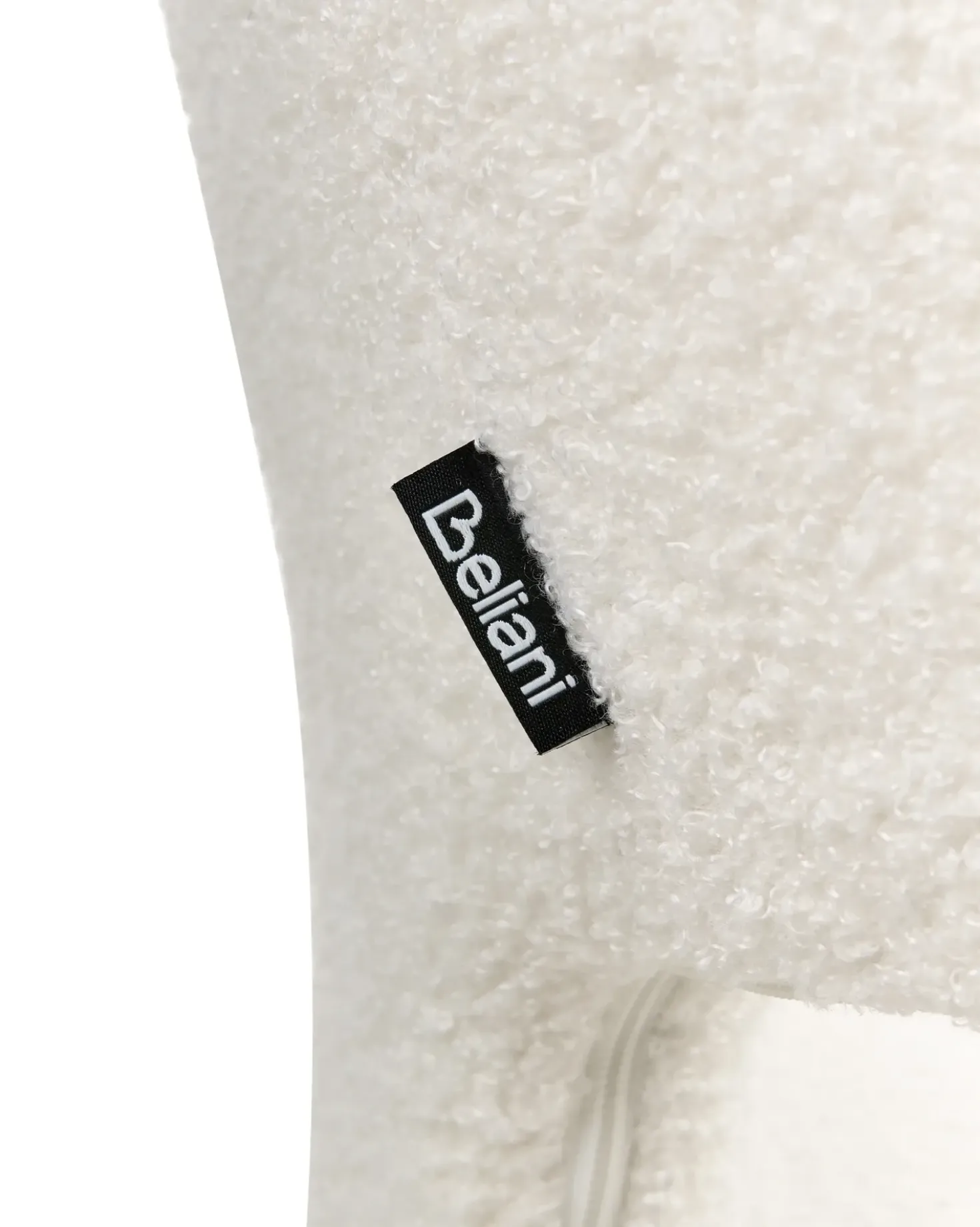 Sedia da scrivania KATONAH Bouclé Bianco sporco