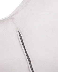 Sedia da scrivania LABELLE Velluto Grigio