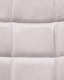 Sedia da scrivania LABELLE Velluto Grigio