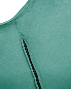 Sedia da scrivania LABELLE Velluto Verde smeraldo