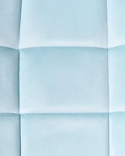 Sedia da scrivania LABELLE Velluto Azzurro