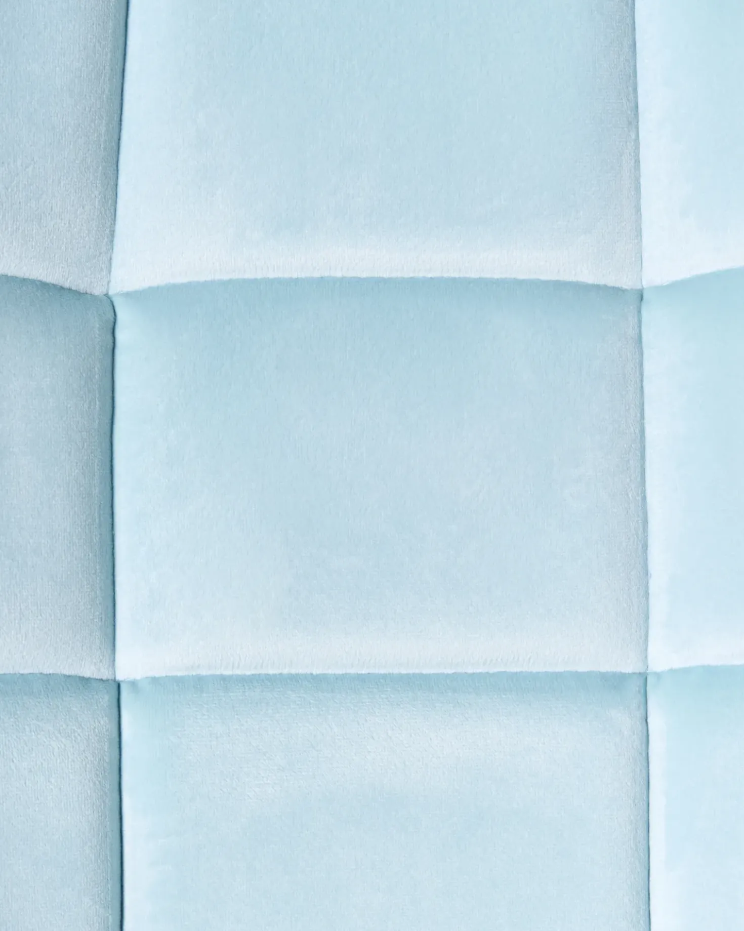 Sedia da scrivania LABELLE Velluto Azzurro