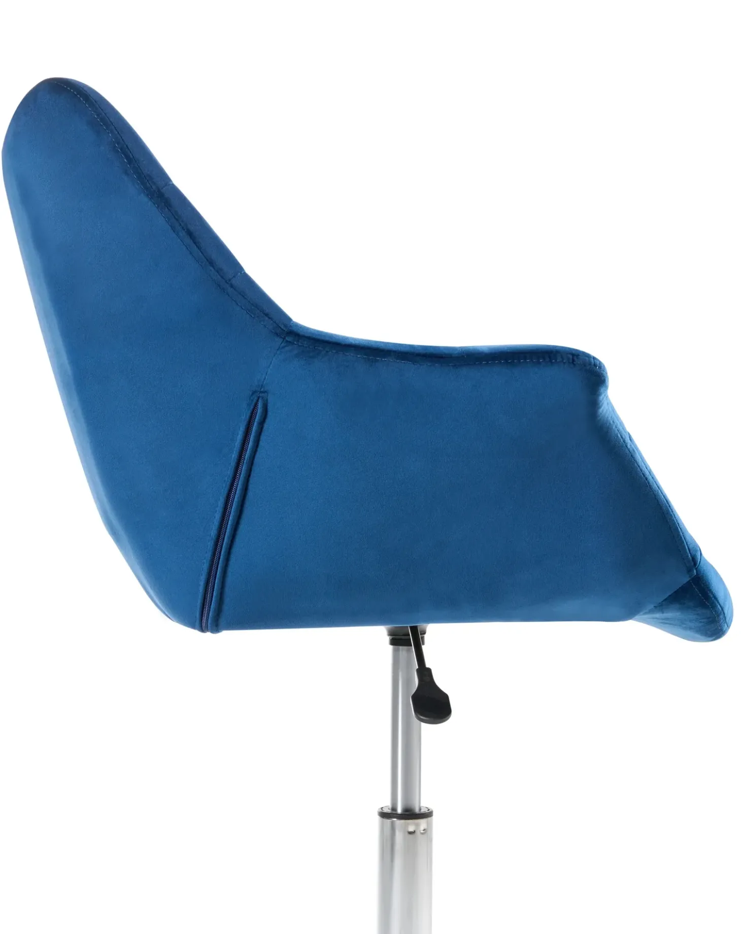 Sedia da scrivania LABELLE Velluto Blu marino