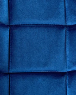 Sedia da scrivania LABELLE Velluto Blu marino