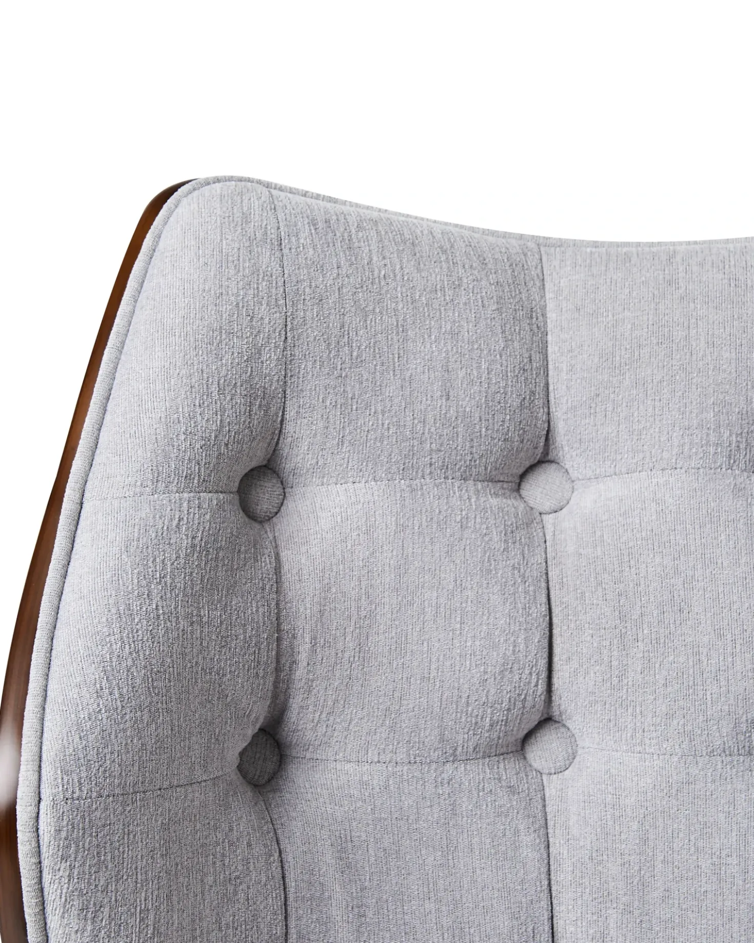 Sedia da scrivania LOMPOC Lino sintetico Grigio