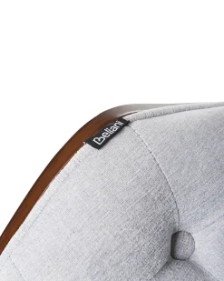 Sedia da scrivania LOMPOC Lino sintetico Grigio