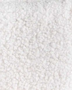 Sedia da scrivania MANULU Bouclé Bianco