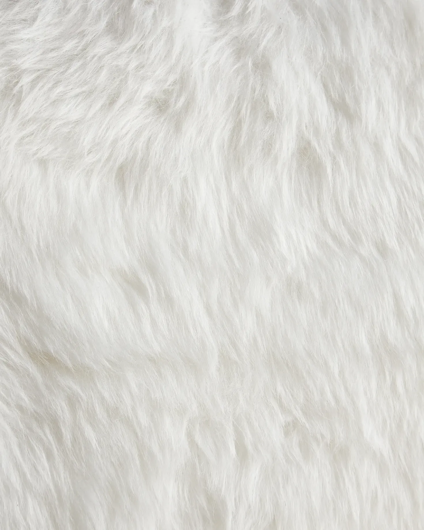 Sedia da scrivania MARGATE Finta pelliccia Bianco