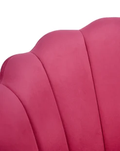 Sedia da scrivania MONTICELLO Velluto Fucsia