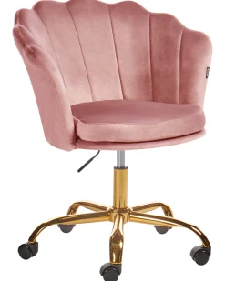 Sedia da scrivania MONTICELLO Velluto Rosa