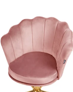 Sedia da scrivania MONTICELLO Velluto Rosa