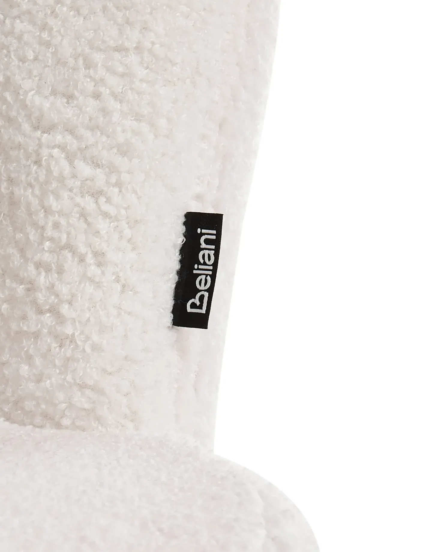 Sedia da scrivania MONTICELLO Bouclé Bianco