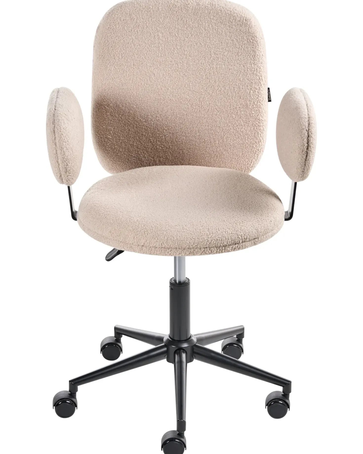 Sedia da scrivania MORAGA Bouclé Beige