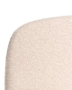 Sedia da scrivania MORAGA Bouclé Beige