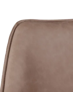 Sedia da scrivania NEWDALE Pelle sintetica Marrone chiaro