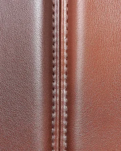 Sedia da scrivania NEWDALE Pelle sintetica Marrone scuro