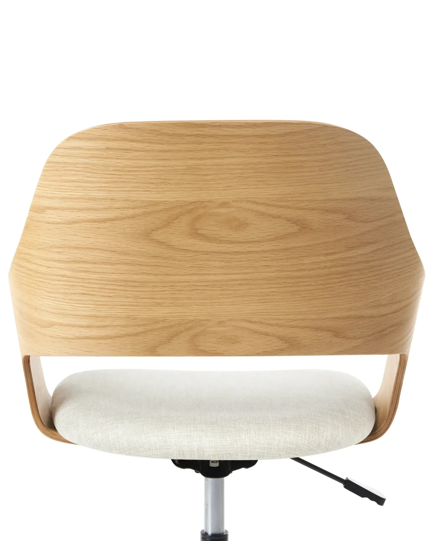 Sedia da scrivania NOVATO Lino sintetico Beige chiaro