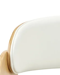 Sedia da scrivania PALATKA Pelle sintetica Bianco