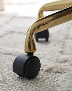 Sedia da scrivania PALMDALE Bouclé Beige