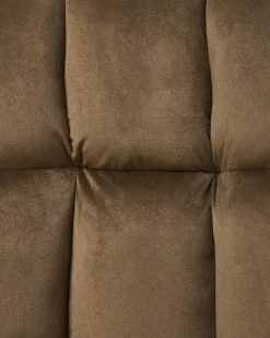 Sedia da scrivania PALMDALE Velluto Marrone