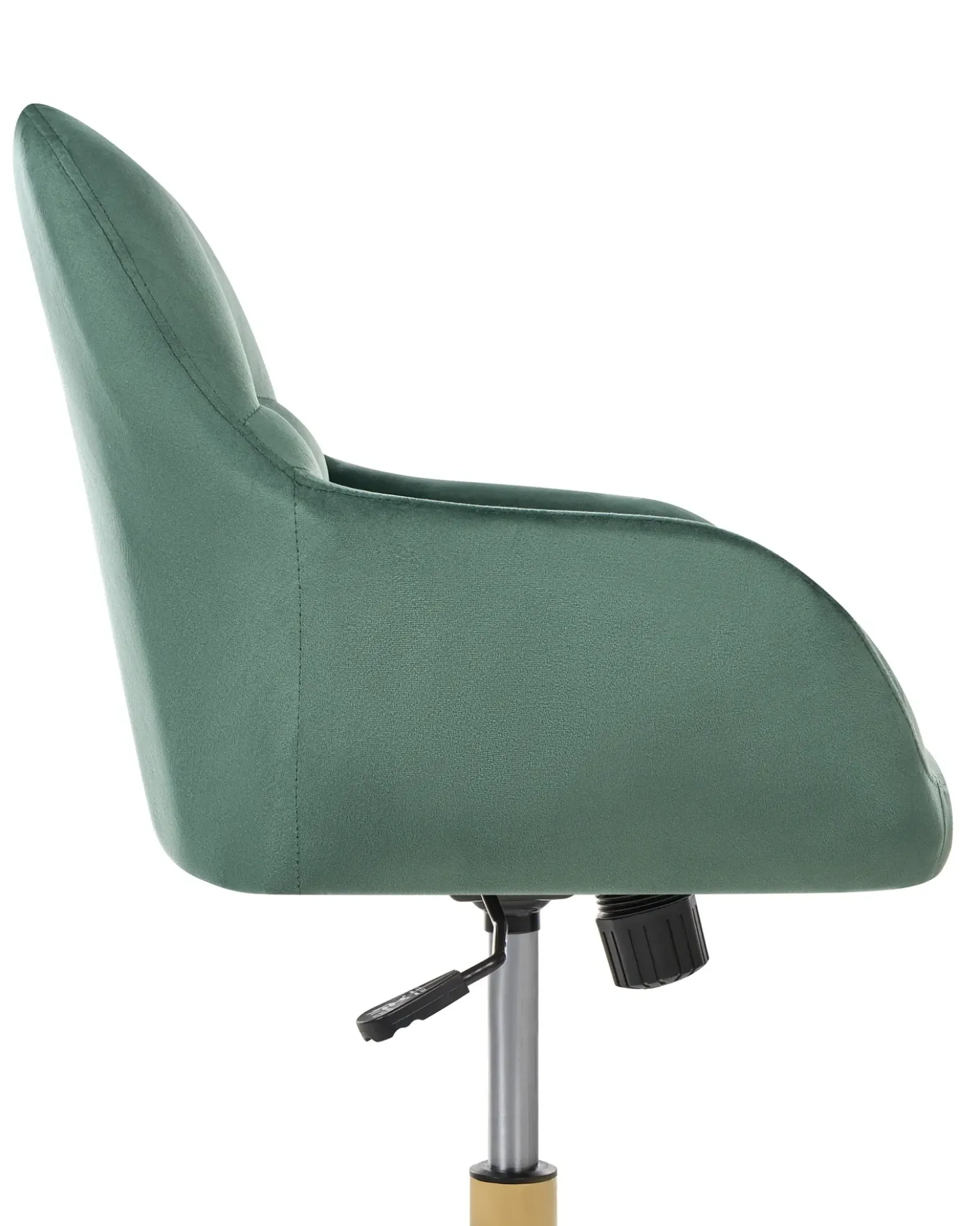 Sedia da scrivania PALMDALE Velluto Verde scuro