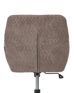 Sedia da scrivania PALMDALE Bouclé Marrone scuro