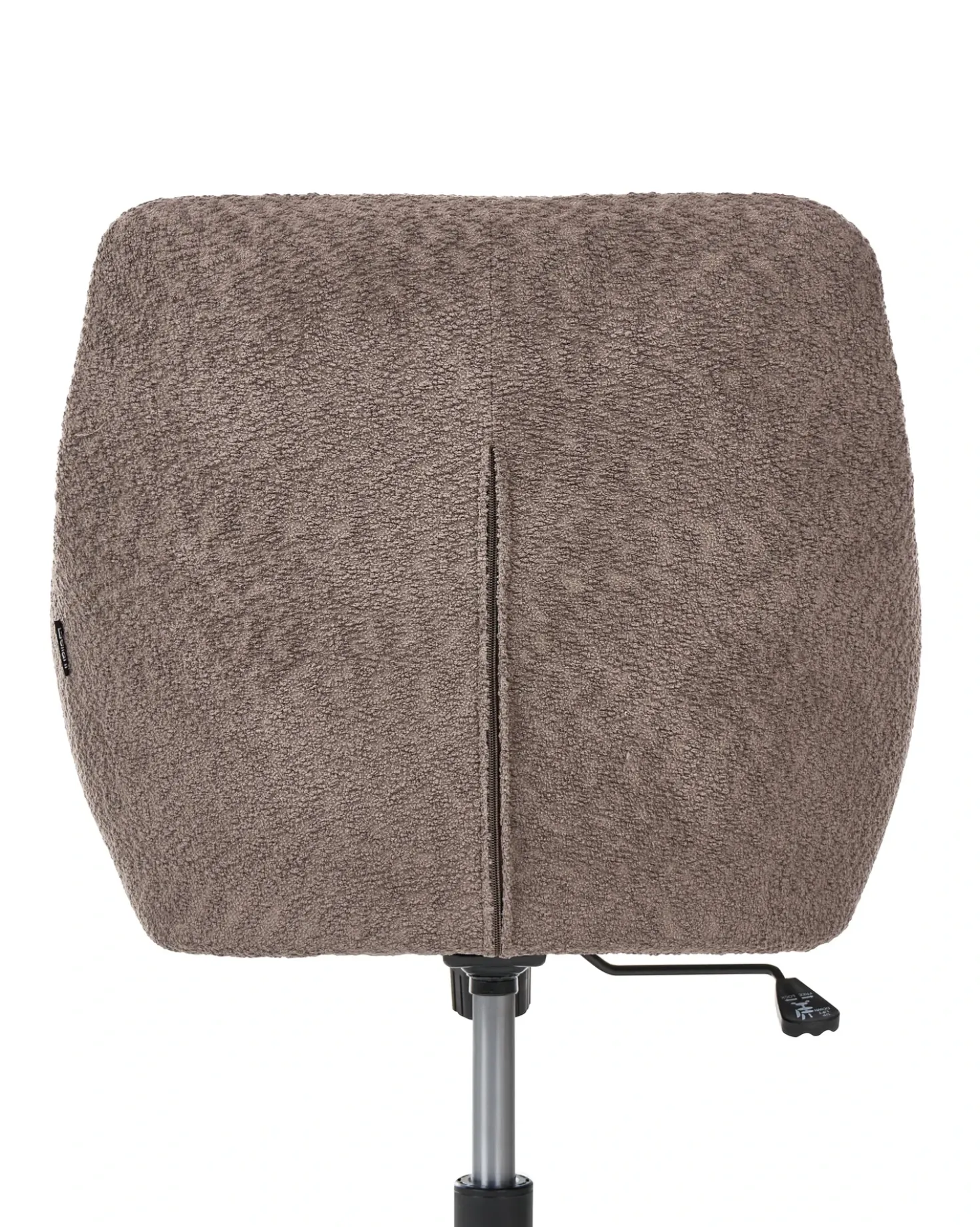 Sedia da scrivania PALMDALE Bouclé Marrone scuro