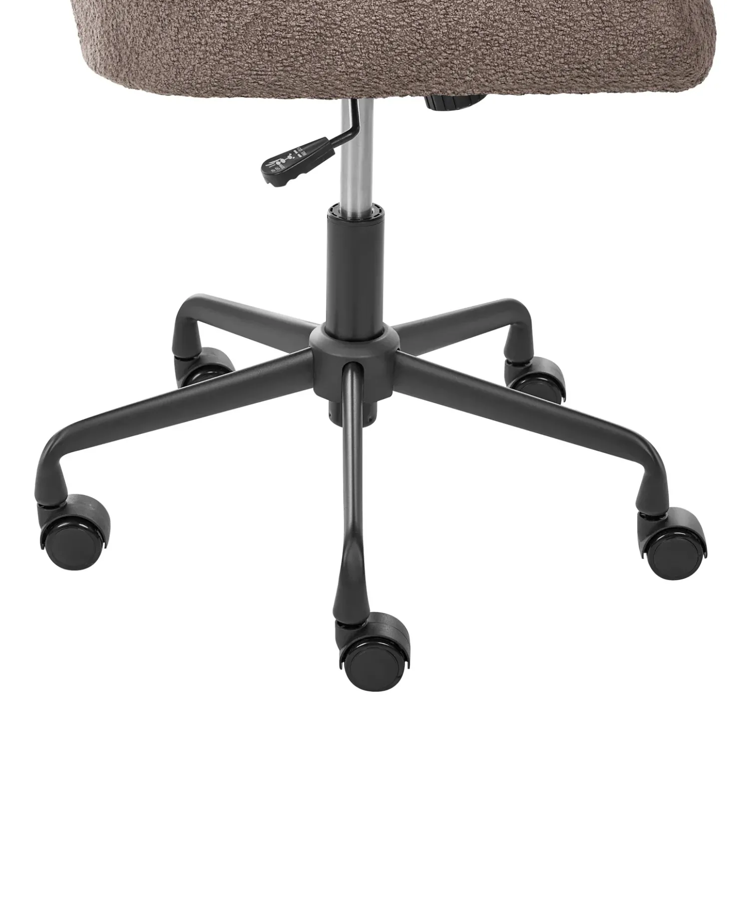 Sedia da scrivania PALMDALE Bouclé Marrone scuro
