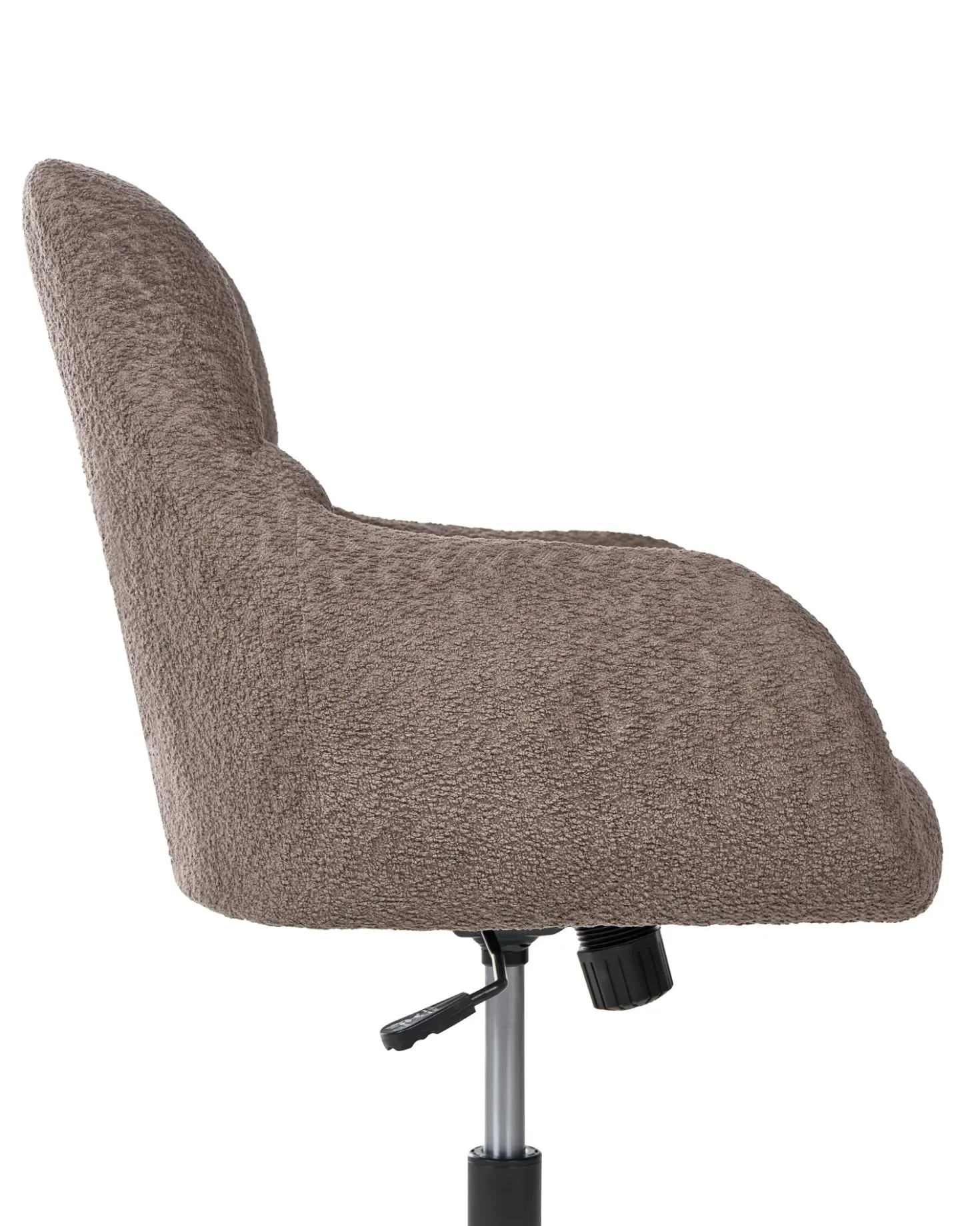 Sedia da scrivania PALMDALE Bouclé Marrone scuro