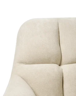 Sedia da scrivania PALMDALE Velluto Beige chiaro