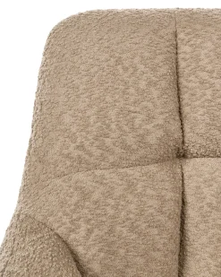 Sedia da scrivania PALMDALE Bouclé Marrone chiaro